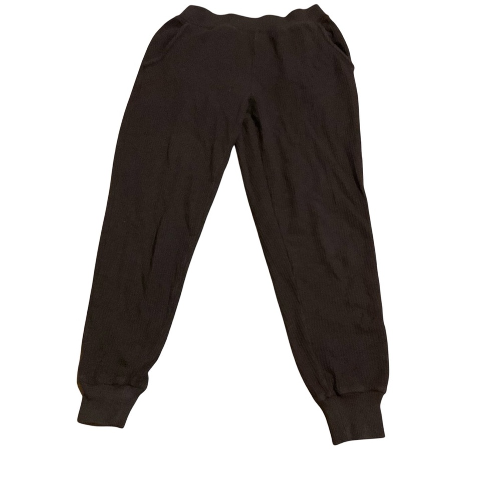 Aerie purple waffle Jogger Sweatpants with Elastic Cuffs